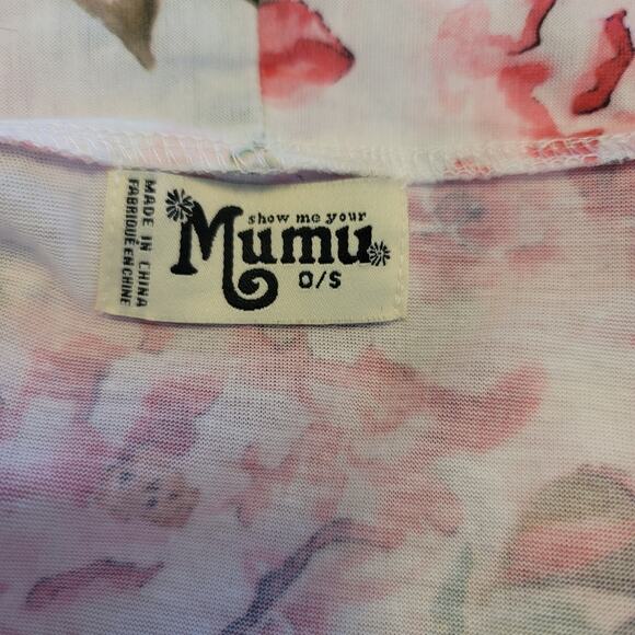 Show Me Your MUMU Floral Lightweight Robe Cover-Up O/S - Picture 3 of 4